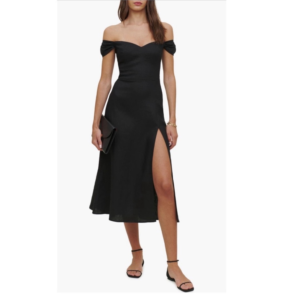 NWT Reformation Bridgton Linen Dress
